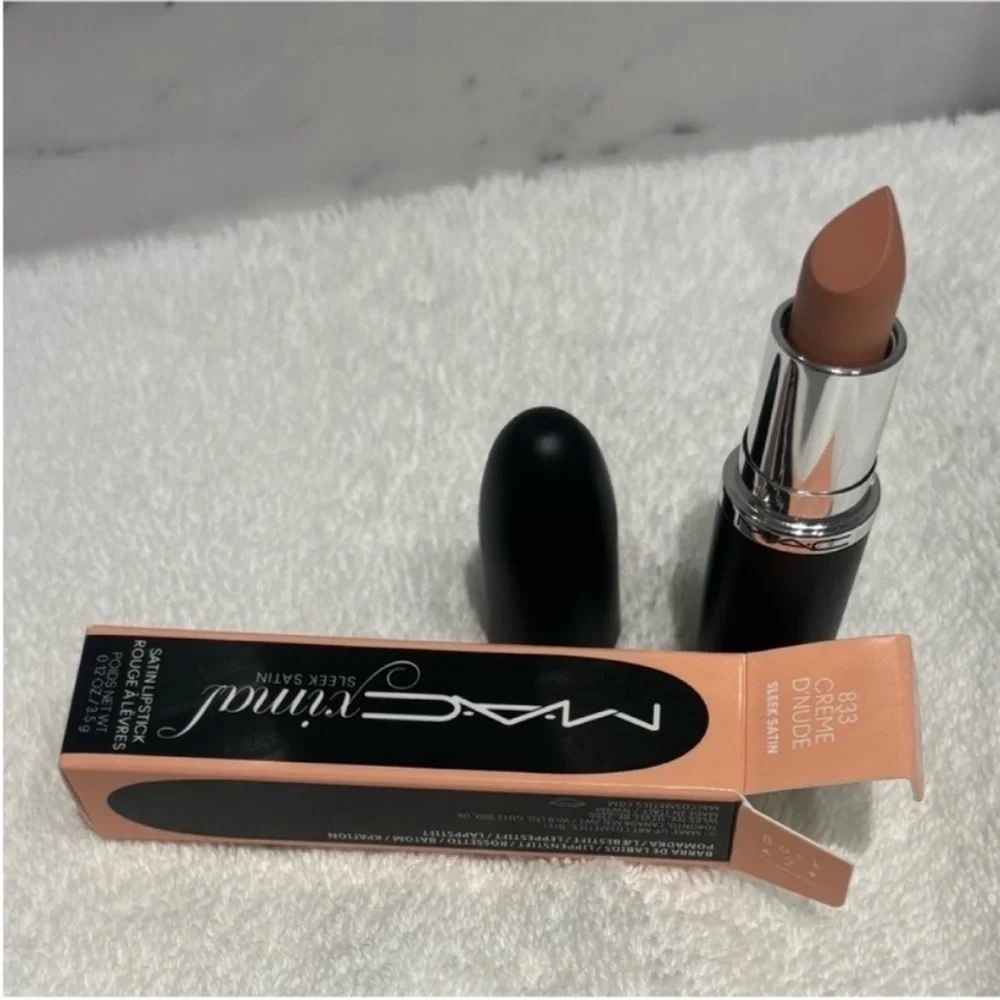 MAC Cosmetics M •A • CXIMAL Sleek Satin Lipstick Crème D'Nude (833) NIB